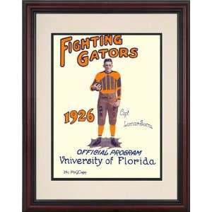  1926 Florida vs. Washington & Lee 8.5 x 11 Framed Historic 