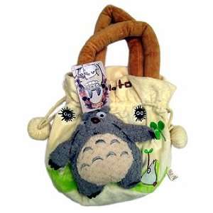  Totoro  Totoro Plush Handbag (Ivory) Toys & Games