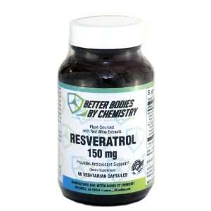  Better Bodies By Chemistry Plant Sourced Resveratrol with Red Wine 