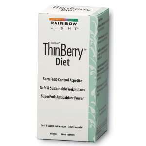  Rainbow Light Thinberry Diet, 60 Tablets Health 