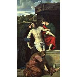     Moretto Da Brescia   24 x 44 inches   Pietà