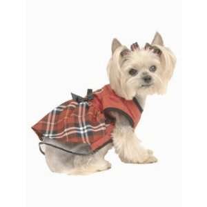   /Plaid Swing Dog Dress Size XSmall, Color Hot Pink