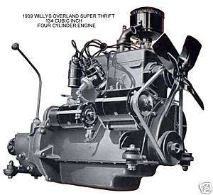 1939 WILLYS OVERLAND ~ FOUR CYLINDER ENGINE ~ MAGNET  