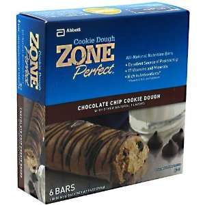  ZonePerfect Cookie Dough Nutrition Bars, Chocolate Chip, 6 