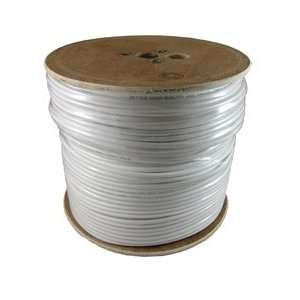  1000ft Coaxial Cable Rg6 60% Alum White Electronics