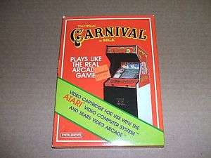 Carnival   Coleco   Atari 2600   New/Sealed Box  