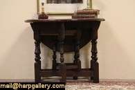 Country Oak Antique 1700s Table  