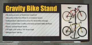 Bike Storage Rack/2 Bicycle Garage Stand/Wall Hanger  
