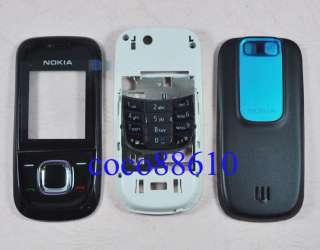 Black Housing Cover Facepiece For Nokia 2680 + Keypad  