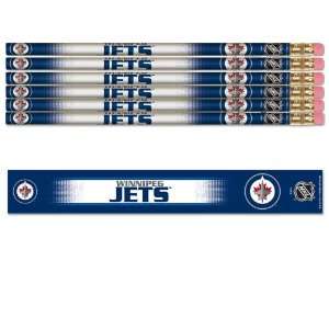  NHL Winnipeg Jets 6 Pack Team Logo Pencils Sports 