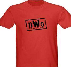 nWo T shirt New World Order WWF  