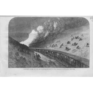  Rail Crash, Fire On Caledonian Railway 1867