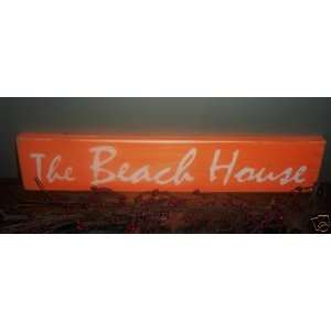 THE BEACH HOUSE Chic Shabby Rustic CUSTOM Plaque Wood Sign Wall Decor 