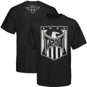  TapouT Black Jake Shields Signature Series T shirt Sports 
