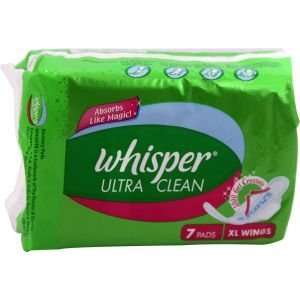    Whisper Ultra Clean XL Wings 7 Pads