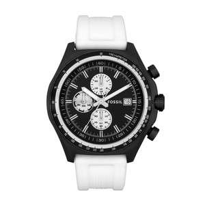 NEW Fossil CH2778 Mens Silicone Analog with Black Dial Watch  
