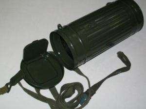 WWII GERMAN GAS MASK CANISTER   2 PCS  