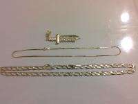 17.9 Grams 14k + 10k Gold Mixed Lot 2 Chains / Pendant No Scrap 