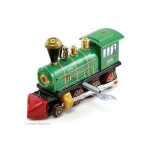  Green Train Engine Tin Wind Up Toy Toys & Games