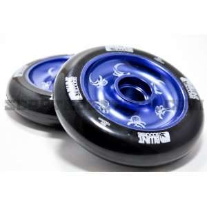  Blunt Wheel Skulls Blue Black 100mm 