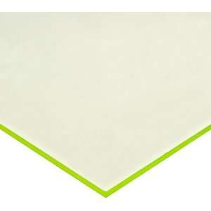Cast Acrylic Fluorescent Sheet, Green, 0.118 Thick, 24 Width, 24 