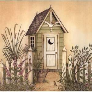  Cottage Outhouse II   Poster by Linda Spivey (10x10)
