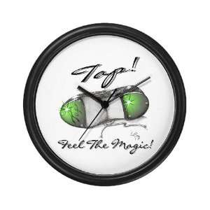  Green Tap Feel the Magic Dance Wall Clock by  