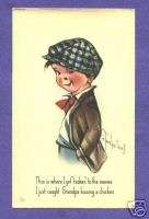 P6400 Charles Twelvetrees postcard of boy  