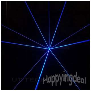 Shinp DMX Classical 300mW Blue Laser Stage DMX512 Lighting Disco Party 