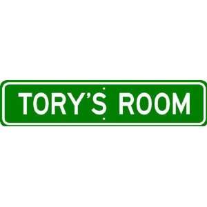 TORY ROOM SIGN   Personalized Gift Boy or Girl, Aluminum  