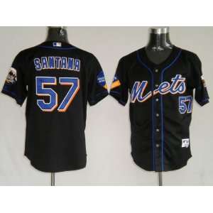 Johan Santana #57 New York Mets Alternate Replica Jersey Size 54 (XXL)