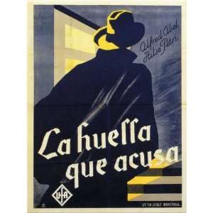 Huella Que Acusa Movie Poster (11 x 17 Inches   28cm x 44cm) (1933 
