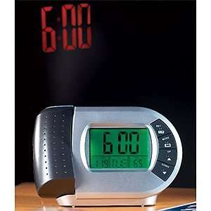  Projection Clock LCD Display Wall Ceiling Alarm
