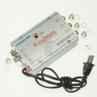Household CATV Adjustable Amplifier 1 In 3 Out 30db 3W Cable TV Signal 