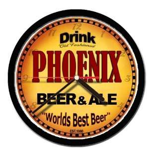  PHOENIX beer and ale cerveza wall clock 