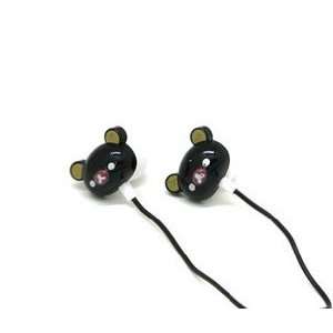  Cute New Style Black Bear Headphone/Earphone Electronics