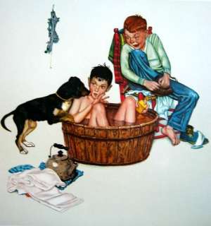 The Norman Rockwell lithograph shown below is from the Encore Edition 