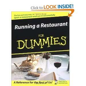  Running a Restaurant For Dummies [Paperback] Michael 