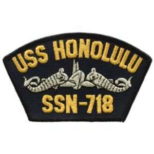  U.S. Navy USS Honolulu SSN 718 Patch 2 1/4 x 4 Patio 
