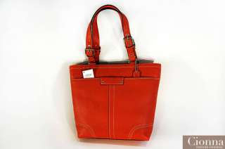 NWT AUTHENTIC COACH HAMPTONS LEATHER TOTE MRSP $328  