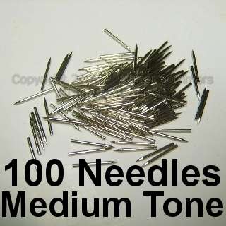 100 Pack Medium Needles for Columbia Sonora & Victrola  