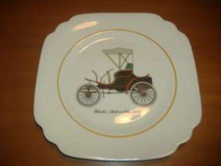 AUTO 8 PLATE 1899 PACKARD 1898 WINTON Syracuse China Antique 