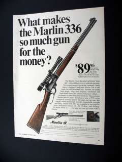 Marlin 336 Deer Rifle 1965 print Ad  