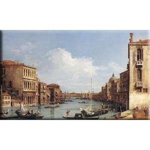   Campo S. Vio towards the Bacino 30x18 Streched Canvas Art by Canaletto