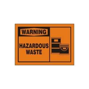 Label,hazardous Waste,pk5   ACCUFORM  Industrial 