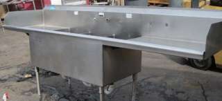Compartment Stainless Steel Sink 3531, Commercial, Kitchen  