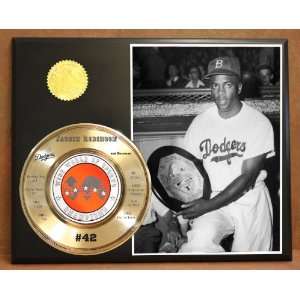 Jackie Robinson Dodgers NL Wide World of Sports STAT Plaque ***FREE 