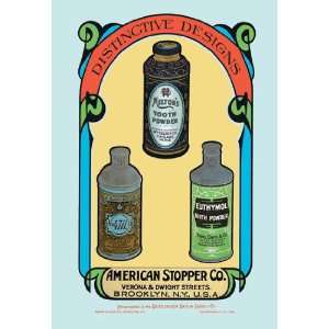    Distinctive Designs for Tooth Powders 24x36 Giclee