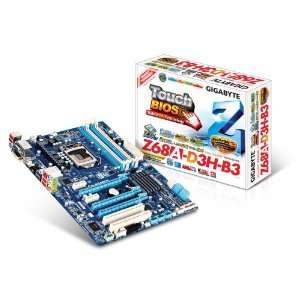  GA Z68A D3H B3 LGA1155 ATX