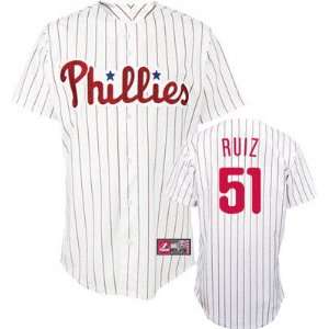 Carlos Ruiz #51 Philadelphia Phillies 48(M) Majestic Authentic Home 